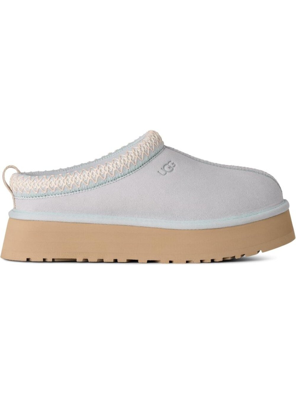 Ugg Women's Sky Blue Closed Toe Platform Heel Imported Suede Tazz Ii Shoes